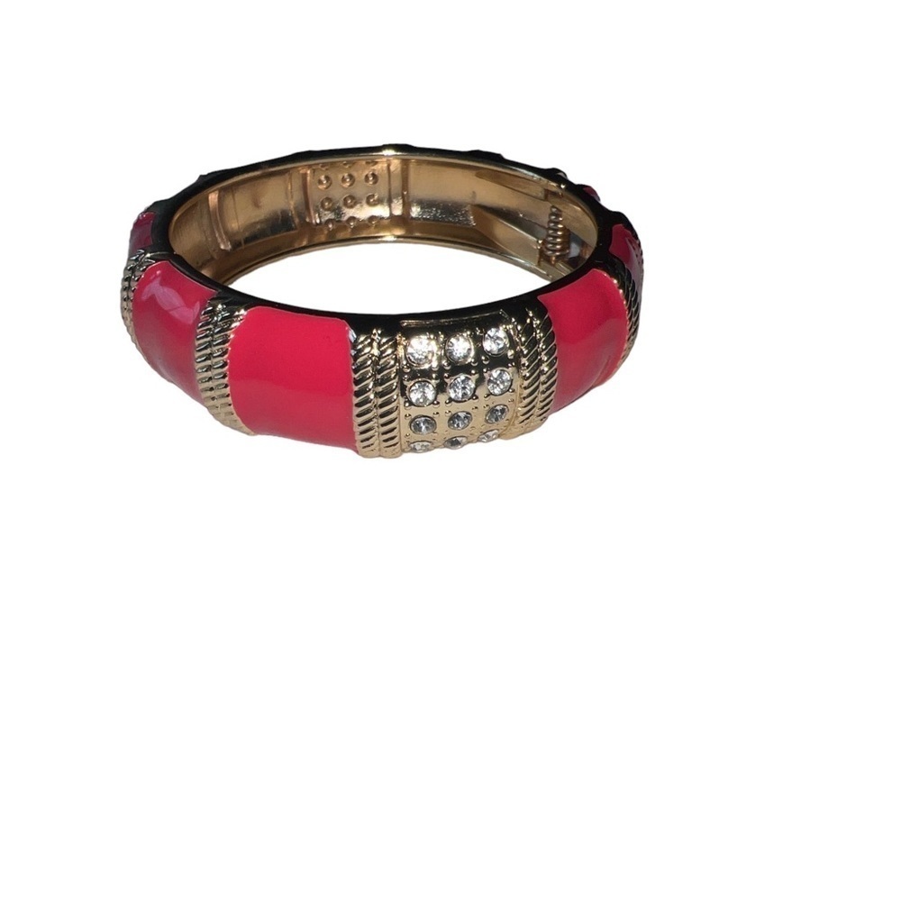 Talbots Hinged Bamboo Bangle Bracelet.  NWOT